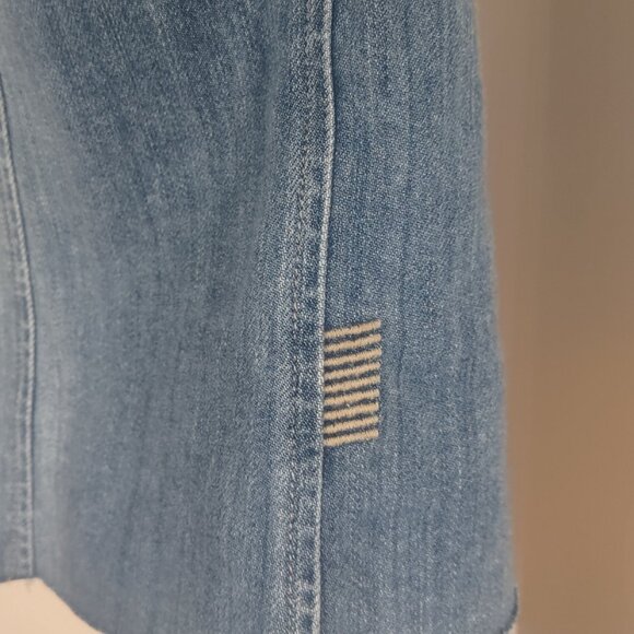 PAIGE Women's Aveline Jacket Raw Hem LEANNA - MEDIUM - Picture 8 of 10